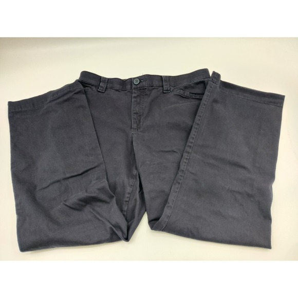 Lee Pants - Lee Womens Navy Blue Comfort Waistband Stretch Pants Petite Size 12 Petite